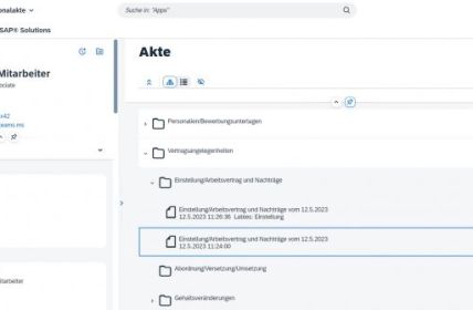 Neue HR-Cloud-Lösung: easy präsentiert Employee File Cloud für SAP (Foto: EASY SOFTWARE)