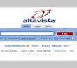 AltaVista-Startseite im Jahr 2007. (Foto: Screenshot, Memento vom 13. Juli 2007 von archive.com)