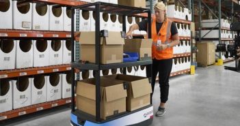 Ocado-Chucks und OMRS verdoppeln Performance Healths Kommissionierleistung in (Foto: Ocado Intelligent Automation)